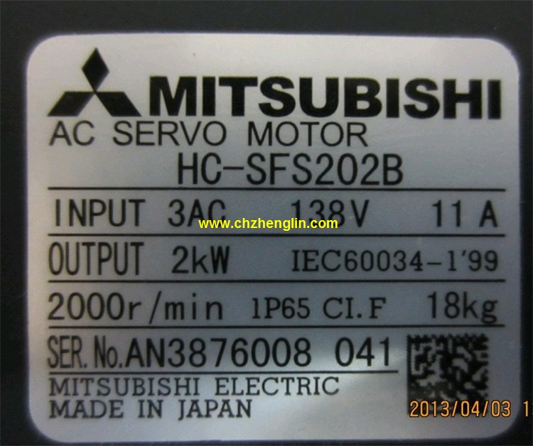 天津 三菱伺服電機(jī)/三菱HF-SP202B/三菱hf系列伺服電機(jī)