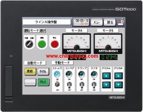 三菱8.4英寸觸摸屏GT1665M-STBD