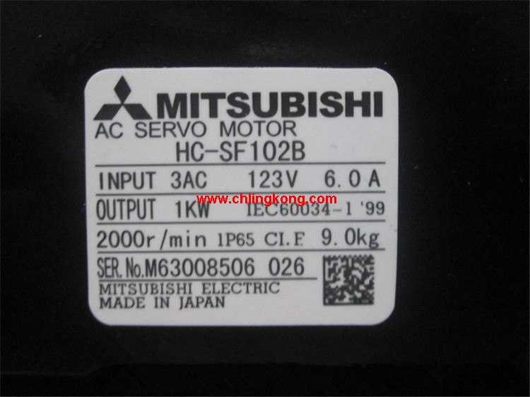 三菱中慣量中容量電機(jī)HC-SF102B